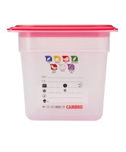 Cambro Safetrak IML Polypropylene Food Storage Container 1-3 GN 150mm (JN510)
