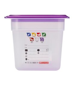 Cambro Safetrak IML Polypropylene Food Storage Container 1-3 GN 150mm (JN510)