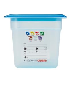 Cambro Safetrak IML Polypropylene Food Storage Container 1-3 GN 150mm (JN510)