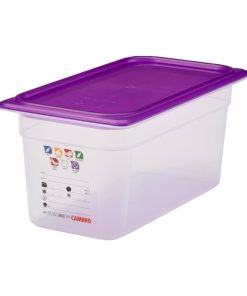 Cambro Safetrak IML Polypropylene Food Storage Container 1-3 GN 150mm (JN510)
