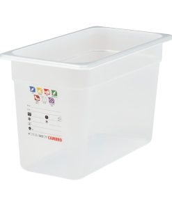 Cambro Safetrak IML Polypropylene Food Storage Container 1-3 GN 200mm (JN511)