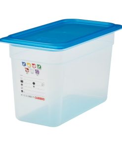 Cambro Safetrak IML Polypropylene Food Storage Container 1-3 GN 200mm (JN511)