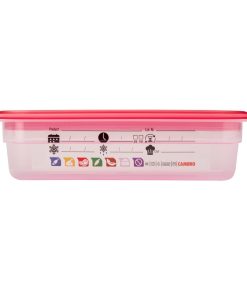 Cambro Safetrak IML Polypropylene Food Storage Container 1-4 GN 65mm (JN512)