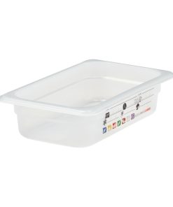 Cambro Safetrak IML Polypropylene Food Storage Container 1-4 GN 65mm (JN512)