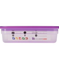 Cambro Safetrak IML Polypropylene Food Storage Container 1-4 GN 65mm (JN512)