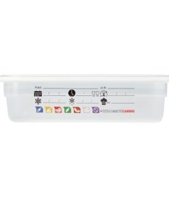 Cambro Safetrak IML Polypropylene Food Storage Container 1-4 GN 65mm (JN512)
