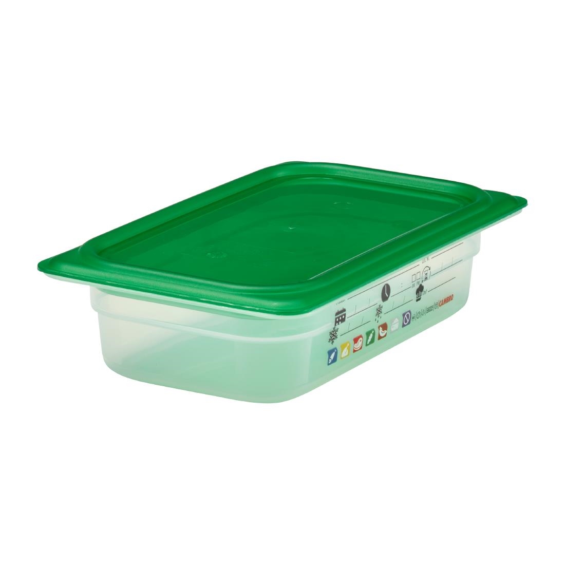 Cambro Safetrak IML Polypropylene Food Storage Container 1-4 GN 65mm (JN512)