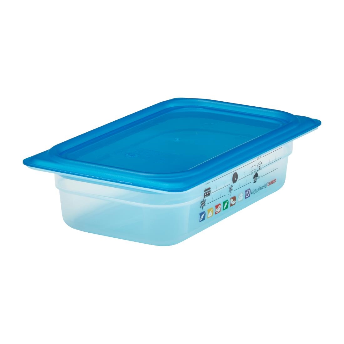 Cambro Safetrak IML Polypropylene Food Storage Container 1-4 GN 65mm (JN512)