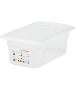 Cambro Safetrak IML Polypropylene Food Storage Container 1-4 GN 100mm (JN513)