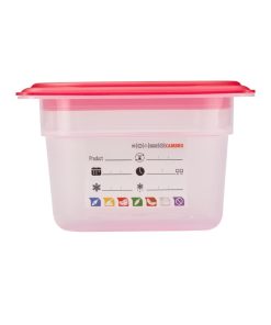 Cambro Safetrak IML Polypropylene Food Storage Container 1-4 GN 100mm (JN513)