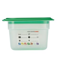 Cambro Safetrak IML Polypropylene Food Storage Container 1-4 GN 100mm (JN513)