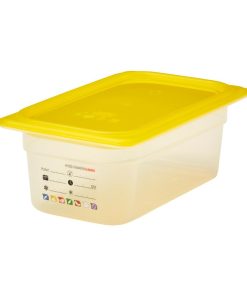 Cambro Safetrak IML Polypropylene Food Storage Container 1-4 GN 100mm (JN513)