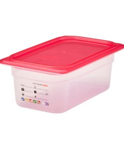 Cambro Safetrak IML Polypropylene Food Storage Container 1-4 GN 100mm (JN513)