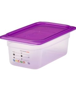 Cambro Safetrak IML Polypropylene Food Storage Container 1-4 GN 100mm (JN513)