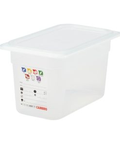 Cambro Safetrak IML Polypropylene Food Storage Container 1-4 GN 150mm (JN514)