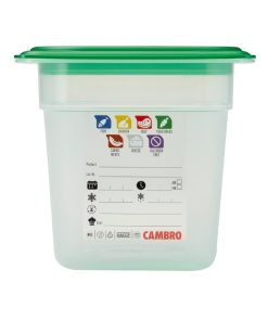 Cambro Safetrak IML Polypropylene Food Storage Container 1-4 GN 150mm (JN514)