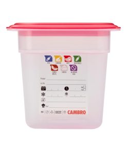 Cambro Safetrak IML Polypropylene Food Storage Container 1-4 GN 150mm (JN514)