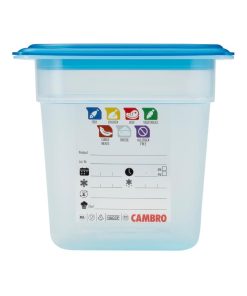 Cambro Safetrak IML Polypropylene Food Storage Container 1-4 GN 150mm (JN514)