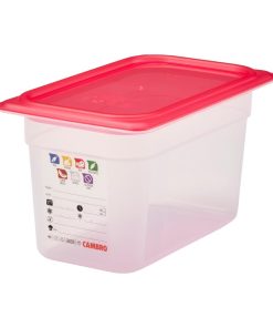 Cambro Safetrak IML Polypropylene Food Storage Container 1-4 GN 150mm (JN514)