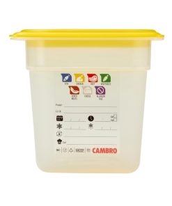 Cambro Safetrak IML Polypropylene Food Storage Container 1-4 GN 150mm (JN514)