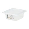 Cambro Safetrak IML Polypropylene Food Storage Container 1-6 GN 65mm (JN515)
