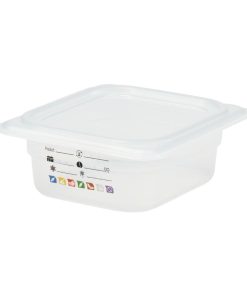 Cambro Safetrak IML Polypropylene Food Storage Container 1-6 GN 65mm (JN515)