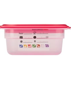 Cambro Safetrak IML Polypropylene Food Storage Container 1-6 GN 65mm (JN515)