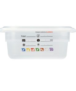 Cambro Safetrak IML Polypropylene Food Storage Container 1-6 GN 65mm (JN515)