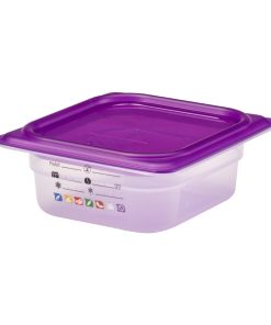 Cambro Safetrak IML Polypropylene Food Storage Container 1-6 GN 65mm (JN515)