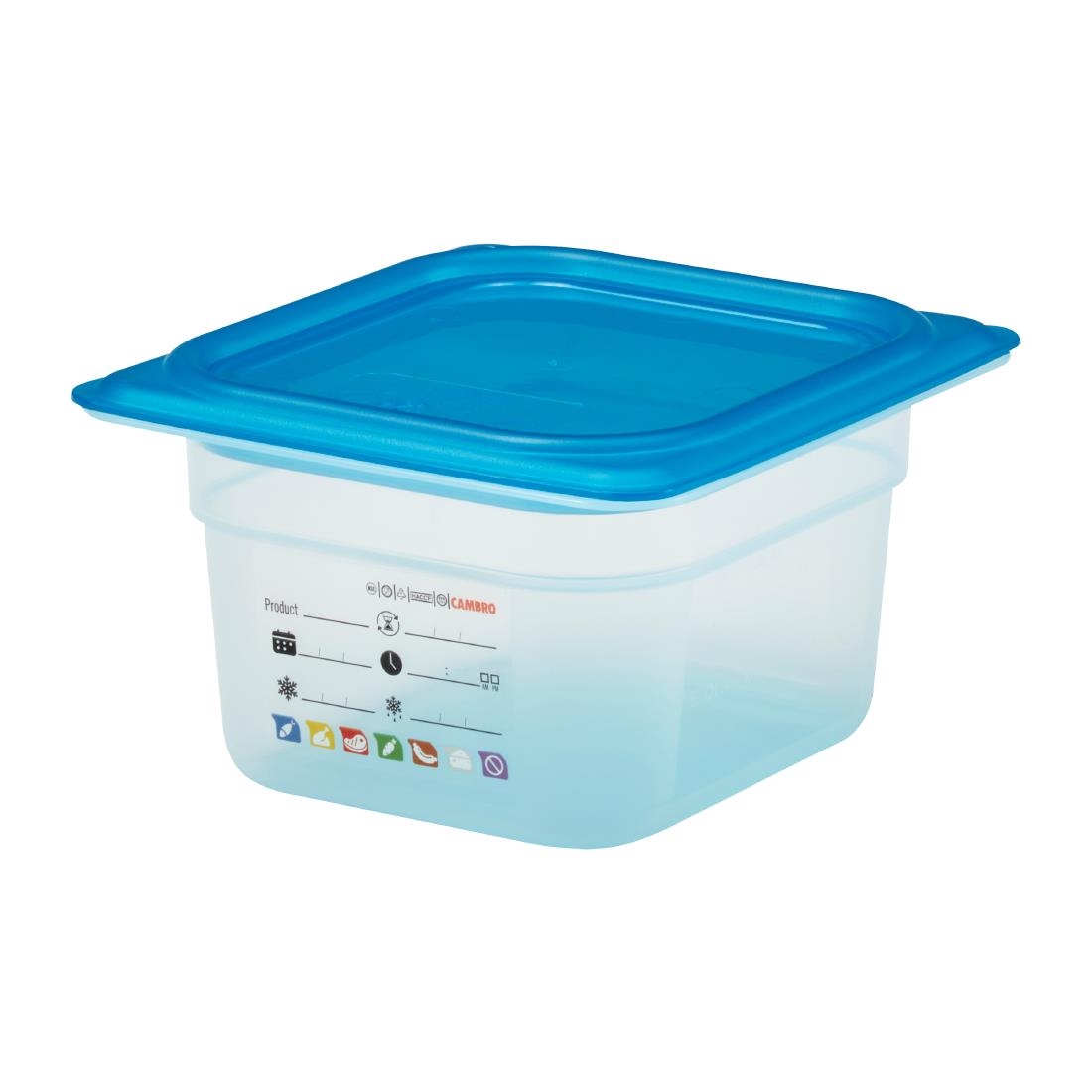 Cambro Safetrak IML Polypropylene Food Storage Container 1-6 GN 100mm (JN516)