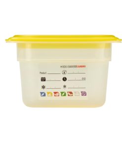 Cambro Safetrak IML Polypropylene Food Storage Container 1-6 GN 100mm (JN516)