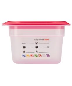 Cambro Safetrak IML Polypropylene Food Storage Container 1-6 GN 100mm (JN516)