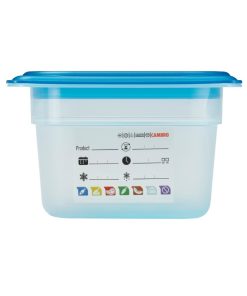 Cambro Safetrak IML Polypropylene Food Storage Container 1-6 GN 100mm (JN516)