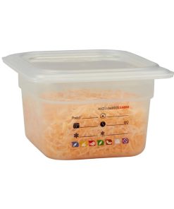 Cambro Safetrak IML Polypropylene Food Storage Container 1-6 GN 100mm (JN516)