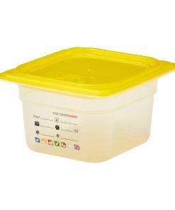 Cambro Safetrak IML Polypropylene Food Storage Container 1-6 GN 100mm (JN516)