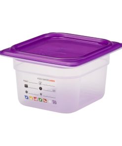 Cambro Safetrak IML Polypropylene Food Storage Container 1-6 GN 100mm (JN516)