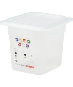 Cambro Safetrak IML Polypropylene Food Storage Container 1-6 GN 150mm (JN517)