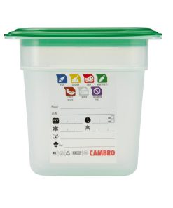Cambro Safetrak IML Polypropylene Food Storage Container 1-6 GN 150mm (JN517)