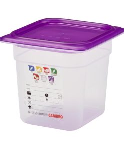 Cambro Safetrak IML Polypropylene Food Storage Container 1-6 GN 150mm (JN517)