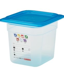 Cambro Safetrak IML Polypropylene Food Storage Container 1-6 GN 150mm (JN517)