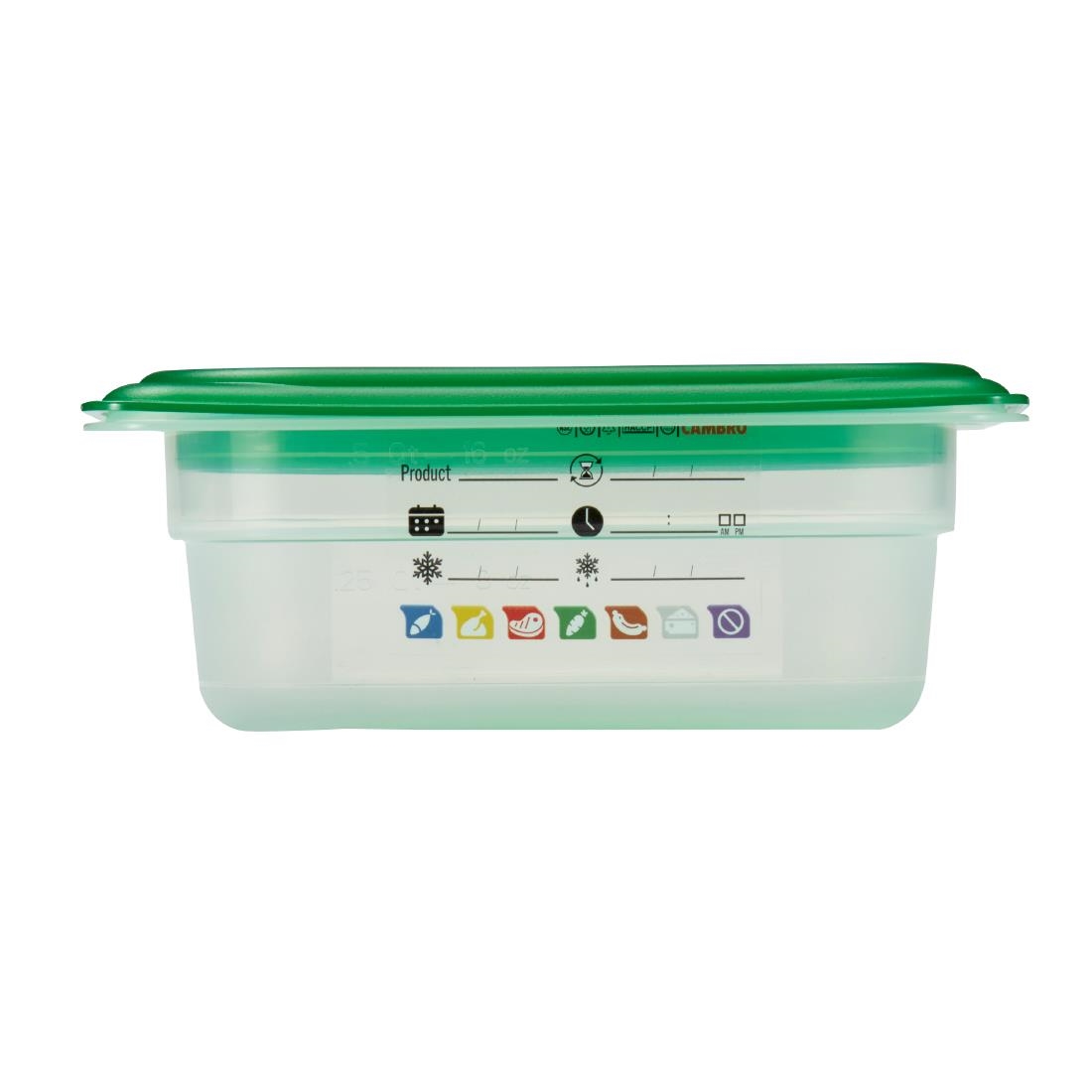 Cambro Safetrak IML Polypropylene Food Storage Container 1-9 GN 65mm (JN518)