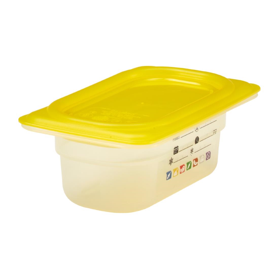 Cambro Safetrak IML Polypropylene Food Storage Container 1-9 GN 65mm (JN518)