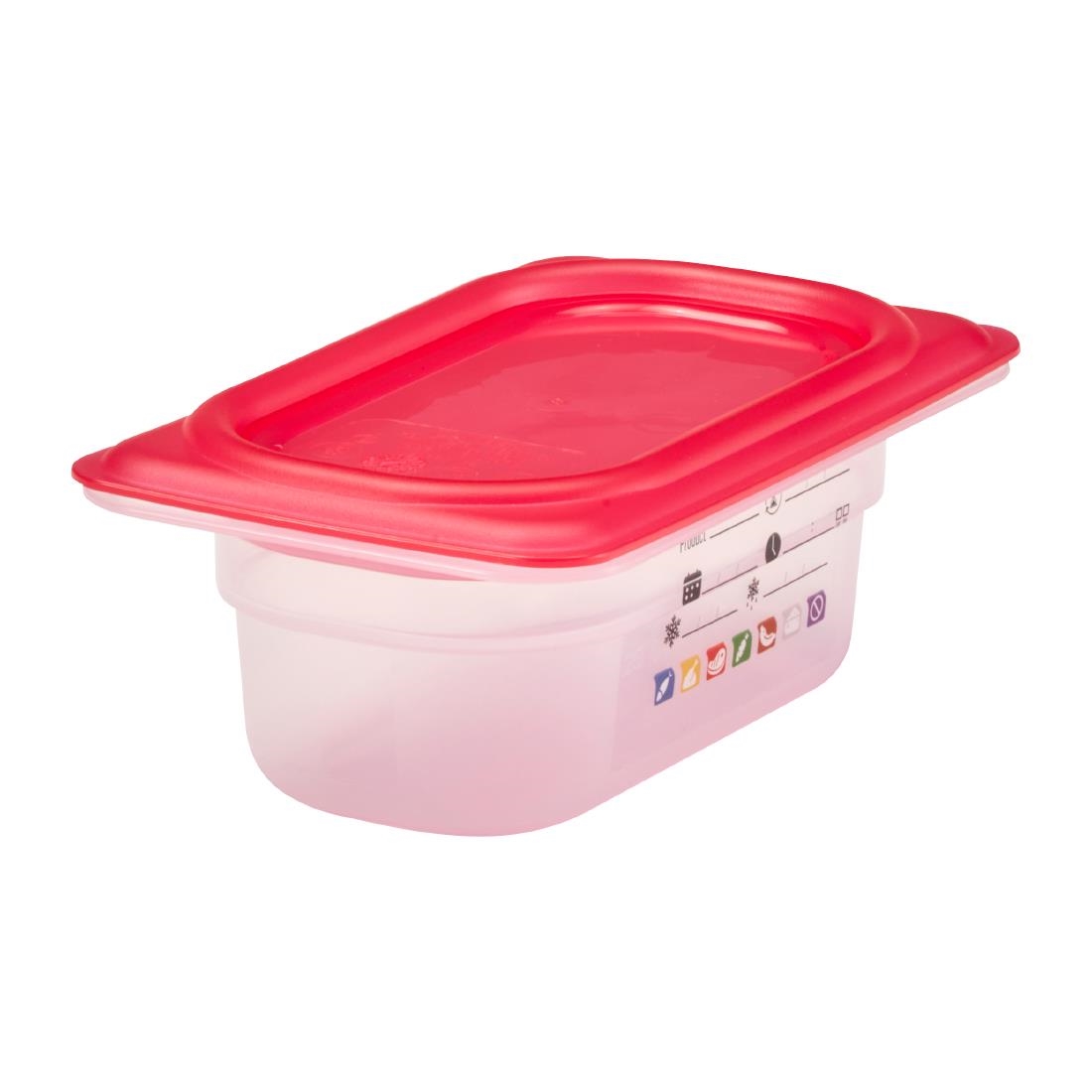 Cambro Safetrak IML Polypropylene Food Storage Container 1-9 GN 65mm (JN518)