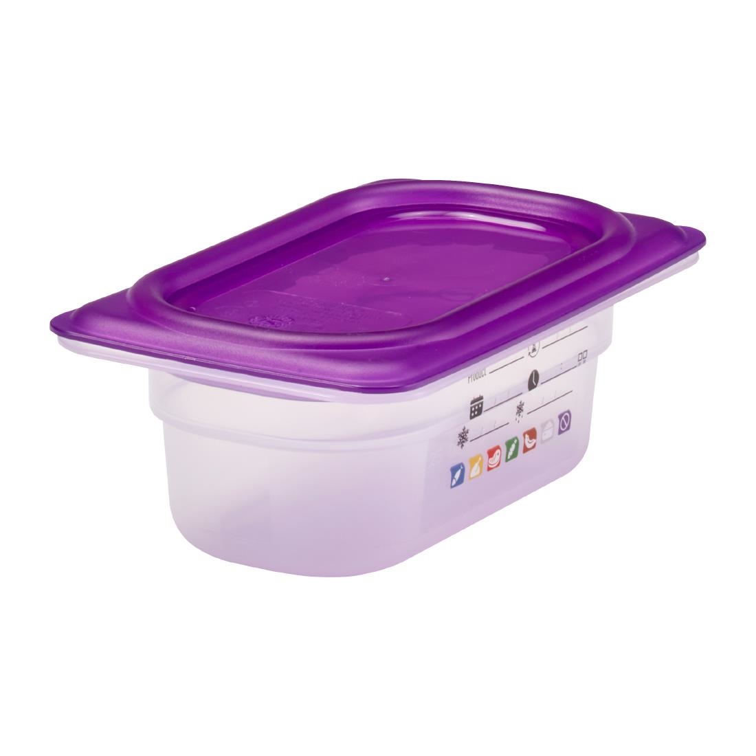 Cambro Safetrak IML Polypropylene Food Storage Container 1-9 GN 65mm (JN518)