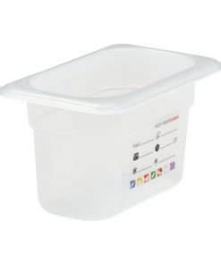 Cambro Safetrak IML Polypropylene Food Storage Container 1-9 GN 100mm (JN519)