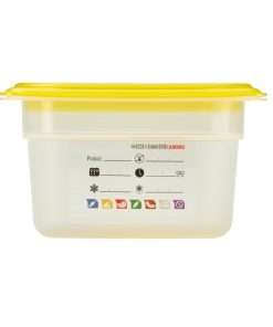 Cambro Safetrak IML Polypropylene Food Storage Container 1-9 GN 100mm (JN519)