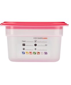 Cambro Safetrak IML Polypropylene Food Storage Container 1-9 GN 100mm (JN519)