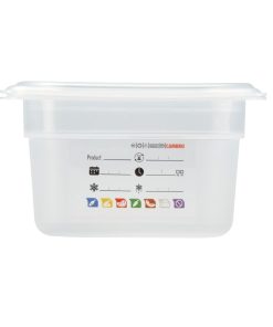 Cambro Safetrak IML Polypropylene Food Storage Container 1-9 GN 100mm (JN519)