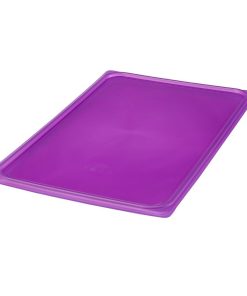 Cambro Safetrak IML Polypropylene Seal Lid Purple 1-1 GN (JN520)