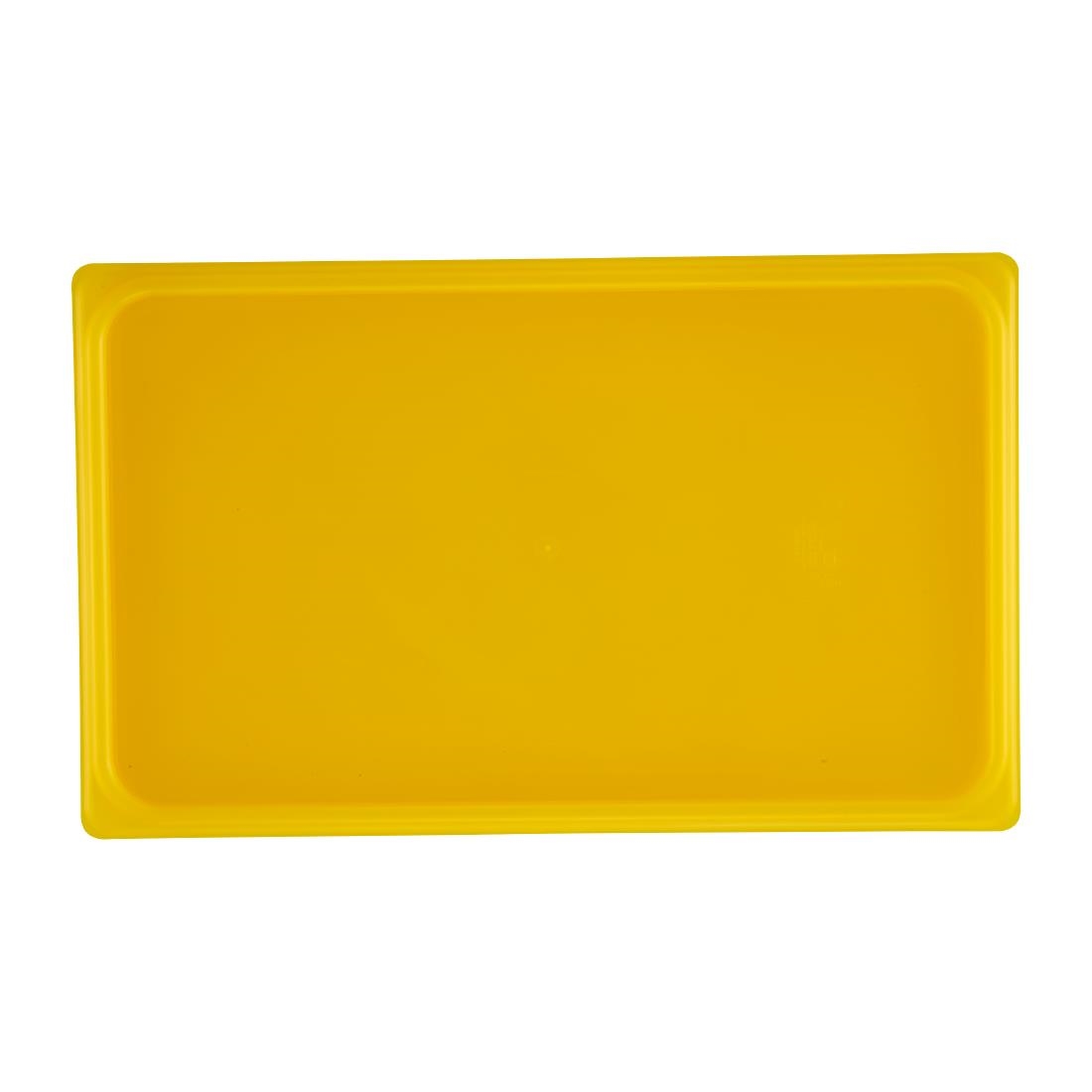 Cambro Safetrak IML Polypropylene Seal Lid Yellow 1-1 GN (JN521)